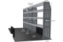 MR4 Express Range For L4H3 Vauxhall Movano 2021 - Three Bays - Shelves only photo 2