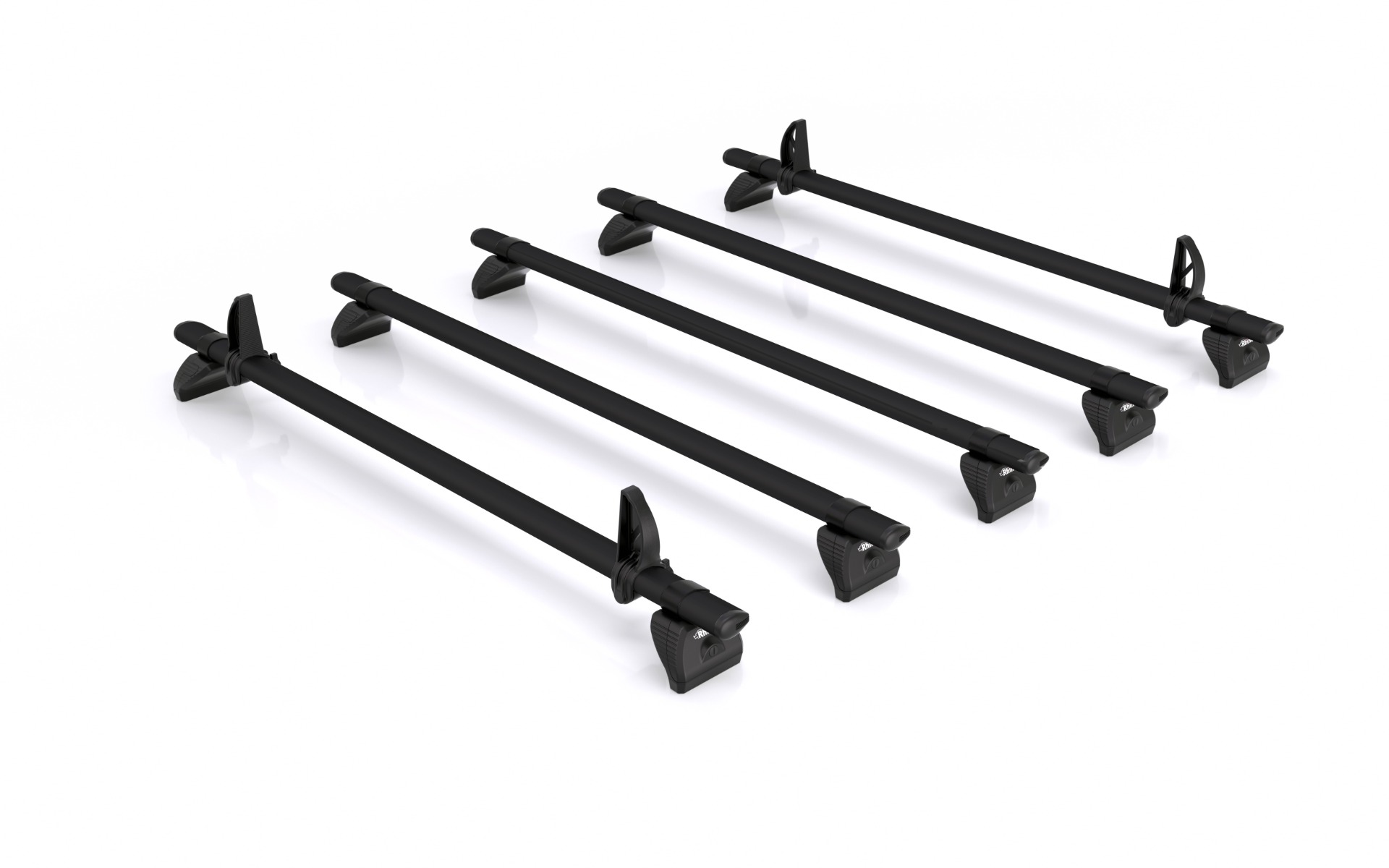 KammBar Black For Nissan Interstar 2024 - Short Wheelbase - Low Roof (L2H2), 5 Aluminium Bars photo 1