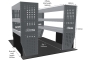 MR4 Express Range For L1H1 Citroen Dispatch 2016- Full Configuration - Shelves only photo 2