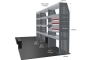 MR4 Express Range For L4H3 - Rear-Wheel Drive - Mercedes Sprinter 2018- Three Bays - Drawers + Shelves photo 2