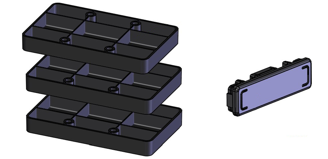 SafeStow4 Front Spacer Kit for CAT Ladders photo 1