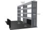 MR4 Express Range For L2H2 Vauxhall Movano 2021 - Two Bays - Shelves only photo 2