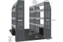MR4 Express Range For L2H3 Vauxhall Movano 2010-2020 - Front-Wheel Drive - Full Configuration - Shelves only photo 2