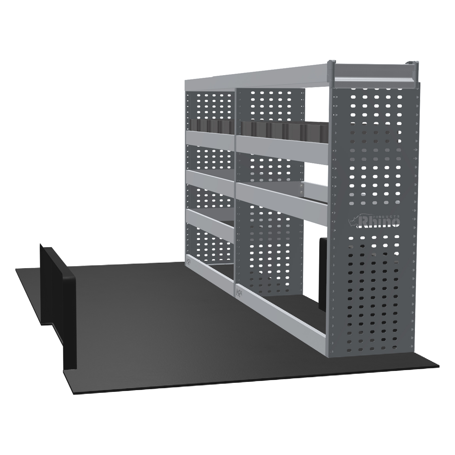 MR4 Express Range For Volkswagen T6 L2H1- Two Bays - Top Tray configuration with matting photo 1