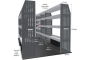 MR4 Express Range For L4H3 Vauxhall Movano 2010-2020 - Rear-Wheel Drive - Full Configuration - Drawers + Shelves photo 2