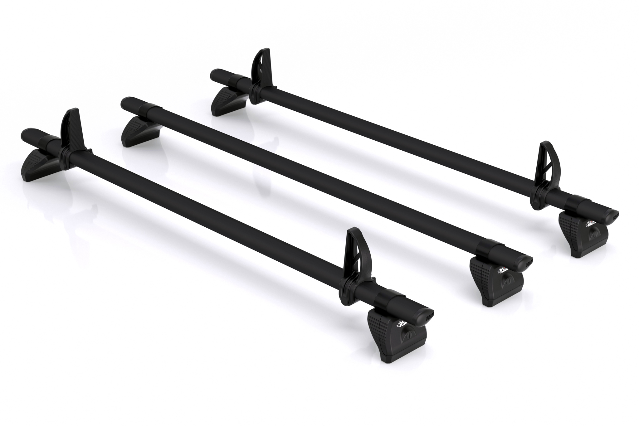 KammBar Black For Mercedes Vito 2003 - 2014 - Medium Wheelbase - Low Roof (L2H1), 3 Aluminium Bars photo 1