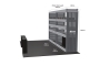 MR4 Express Range For Fiat Ducato L1H1- Two Bays - Top Tray configuration with matting photo 2