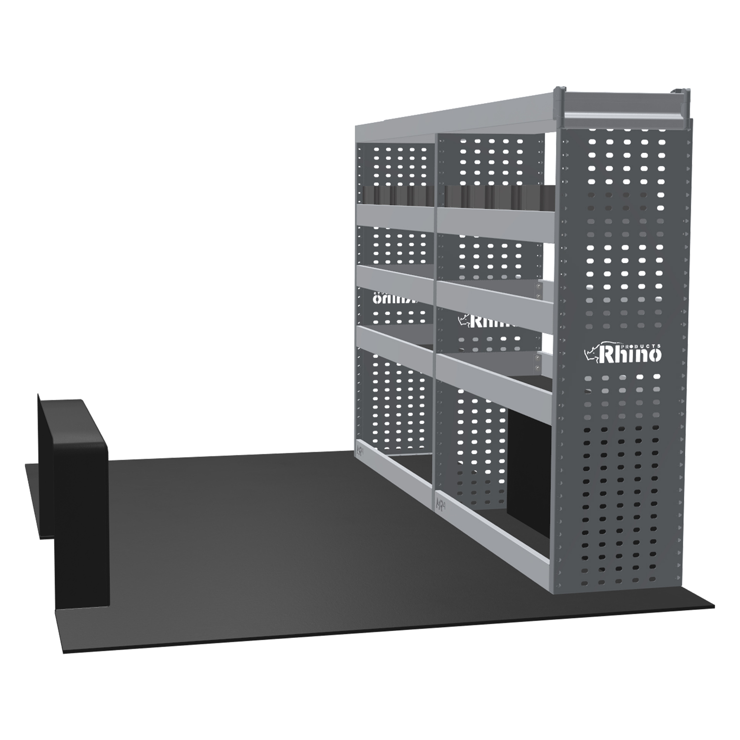 MR4 Express Range For Fiat Ducato L1H1- Two Bays - Top Tray configuration with matting photo 1