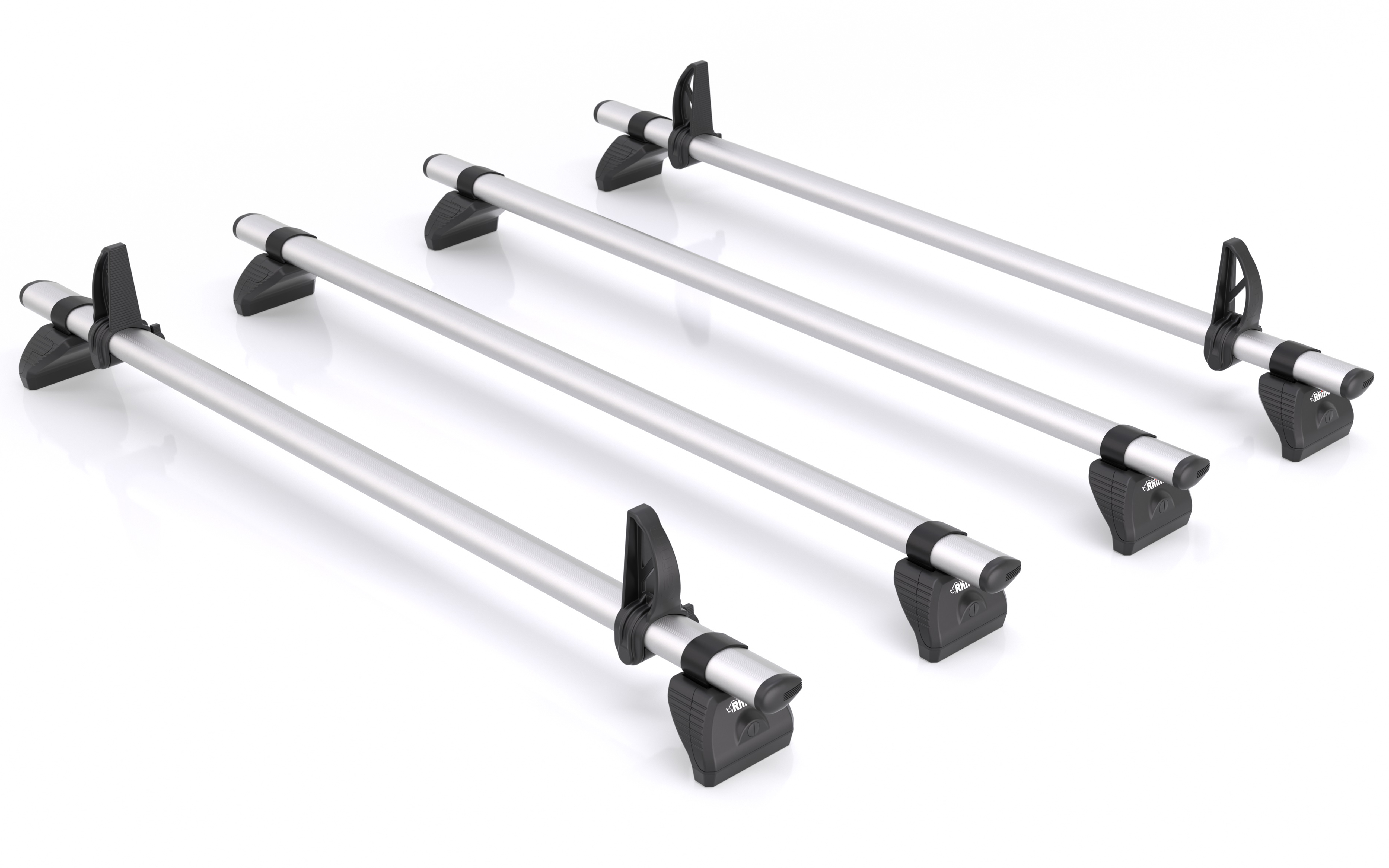 KammBar Pro for Mercedes Vito 2003 - 2014 Long Wheelbase - Low Roof (Extra long) (L3H1), 4 Aluminium Bars photo 1
