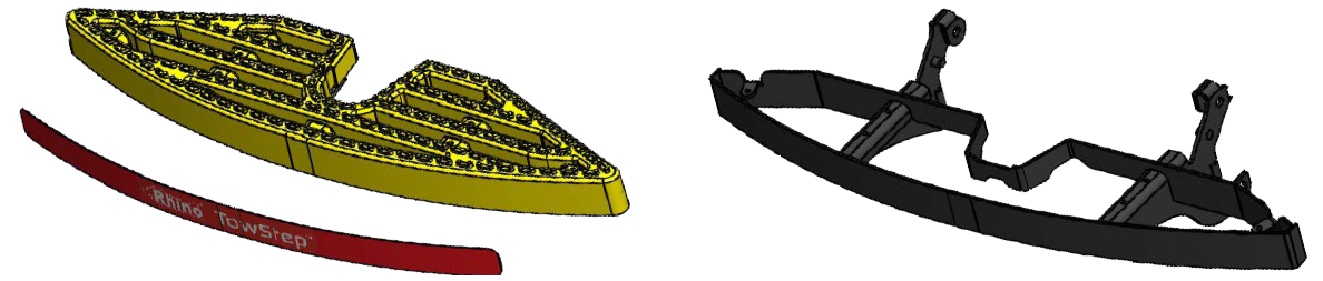 New TowStep Centre Plastic Tread Replacement Kit (Yellow) photo 1