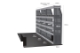 MR4 Express Range For Renault Master L3H2 - Three Bays - Top Tray configuration with matting photo 3