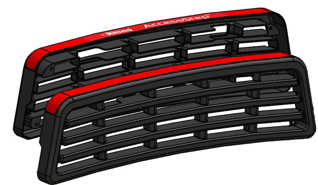 Plastic Tread Replacement Kit (Twin Black Step) photo 1